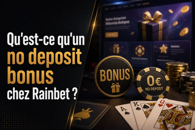 Qu'est-ce qu'un no deposit bonus chez Rainbet ?