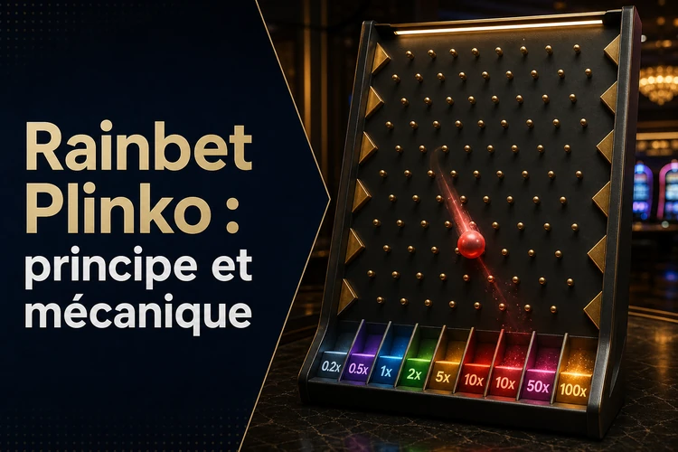 Rainbet Plinko : principe et mécanique