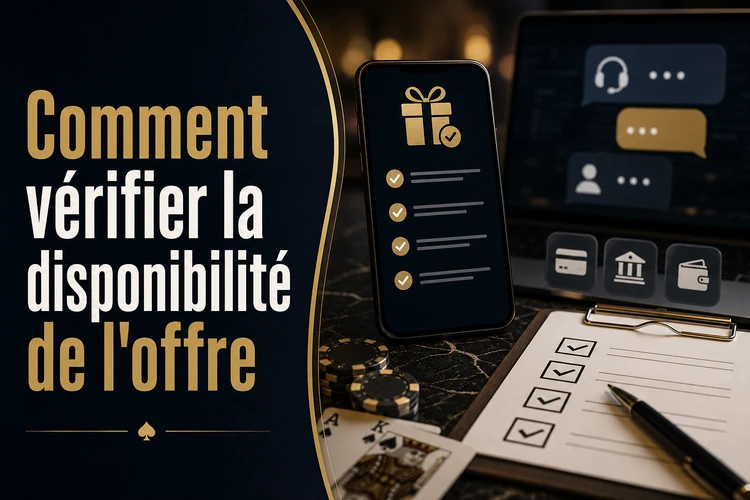 Comment vérifier la disponibilité de l'offre