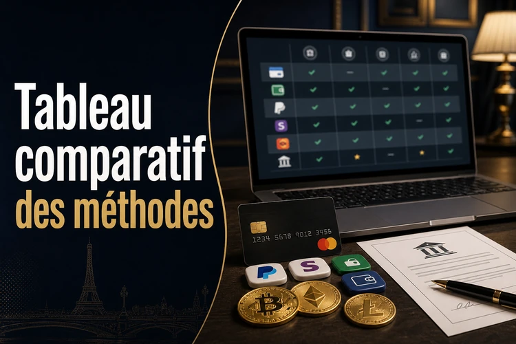 Tableau comparatif des méthodes